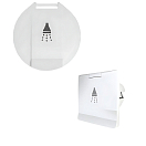 Купить Встраиваемый бокс Plastimo EZ Water 67208 резьба 3/4" вырез Ø70мм прямой с входом для пресной воды с круглой крышкой из белого АСА-пластика 7ft.ru в интернет магазине Семь Футов