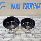 Купить Набор компактно складываемых кастрюль Popote Magma из нержавеющей стали с антипригарным покрытием, Osculati 48.700.02 7ft.ru в интернет магазине Семь Футов