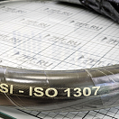 Купить Шланг маслобензостойкий Vasco D.G. hs38oil Ø38x1000мм 10бар из чёрной резины с прочным кордом из синтетических нитей 7ft.ru в интернет магазине Семь Футов