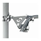 Купить Мачтовое крепление Scanstrut SC100 для радаров 1,9м со стойкой и регулируемым основанием установка на палубе из анодированного алюминия белое 7ft.ru в интернет магазине Семь Футов
