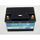 Купить Аккумулятор литий-ионный стартовый LitJet 12100S-57217 12В 100Ач 1280Вт IP65 274х175х190мм с подогревом и bluetooth 7ft.ru в интернет магазине Семь Футов