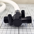 Купить Душевая лейка со встроенным смесителем WHALE Twist Ø57мм 8л/мин со шлангом 2,5 м, Osculati 15.290.13 7ft.ru в интернет магазине Семь Футов