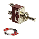 Купить Выключатель тумблер SPDT (ВКЛ)-ВЫКЛ-(ВКЛ) AAA AN3C-123AA 12В 15А 3P однополюсный 7ft.ru в интернет магазине Семь Футов