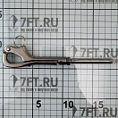 Купить Карабин-пеликан из нержавеющей стали 1500 кг 5 x 10 мм, Osculati 05.283.03 7ft.ru в интернет магазине Семь Футов