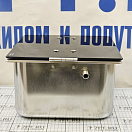 Купить Мойка прямоугольная Can di Bellini LR1760 320x350x150мм из нержавеющей стали с краном и стеклянной крышкой 7ft.ru в интернет магазине Семь Футов