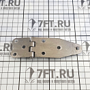 Купить Петля асимметричная Marine Rocket 52584 130х40х2мм из полированной нержавеющей стали AISI304 7ft.ru в интернет магазине Семь Футов