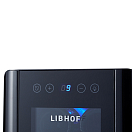 Купить Винный шкаф термоэлектрический Libhof Amateur AX-6 Black 265х500х405мм на 6 бутылок черный с синей подсветкой 7ft.ru в интернет магазине Семь Футов