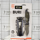 Купить Нож туристический Gear Aid Buri 62050 205мм длина лезвия 76мм чёрного цвета с быстросъёмными ножнами из нержавеющей стали 5Cr15 с титановым покрытием для судов, купить спасательное снаряжение в интернет-магазине 7ft.ru в интернет магазине Семь Футов