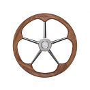 Купить Рулевое колесо с отделкой из тика Ultraflex V77 41152G 400 мм 3/4'' 7ft.ru в интернет магазине Семь Футов