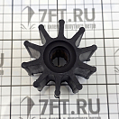Купить Импеллер со шлицами CEF 500114.T Ø65x50,1мм вал Ø14,29/16мм 10 лопастей 20 профиль для помпы охлаждения двигателя из чёрного неопрена, Osculati 16.194.26 7ft.ru в интернет магазине Семь Футов