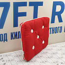 Купить Подушка для сидений капковая 314312 470 x 370 x 60 мм красная 7ft.ru в интернет магазине Семь Футов