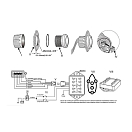 Купить Индикатор включения ходовых огней KUS BS KY99304 Ø52мм 12/24В IP67 чёрный/нержавейка 7ft.ru в интернет магазине Семь Футов