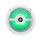 Купить Динамики двухполосные DS18 NXL-6SL/WH Ø165,1мм 90–20кГц 25-100Вт 4Ом IP65 светодиодная RGB-подсветка из белого АБС-пластика 7ft.ru в интернет магазине Семь Футов
