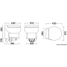 Купить Электрический туалет Tecma Elegance Short (1-е поколение) 370 x 430 x 360 мм 24 В, Osculati 50.226.23 7ft.ru в интернет магазине Семь Футов