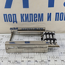 Купить Трап телескопический выдвижной Poseidon 040106GT 965x290мм из зеркально-полированной нержавеющей стали AISI304 с 4-мя ступенями из серого пластика 7ft.ru в интернет магазине Семь Футов