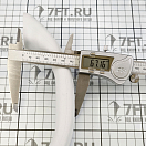 Купить Ручка палубная 250х60мм с креплением на потайных шурупах из серого ПВХ, Osculati 41.914.02 7ft.ru в интернет магазине Семь Футов