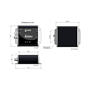Купить Сетевой приемник транспондер AIS Comar R220U 001-1035 2 канала A/B с выходом NMEA и USB 132x106x46мм 12-24В 7ft.ru в интернет магазине Семь Футов