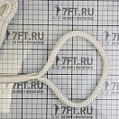 Купить Швартовочный конец с огоном Ø20см Mooring line белый 6м Ø10мм 1400кг двухпрядный из полиэфира, Osculati 06.444.30 7ft.ru в интернет магазине Семь Футов