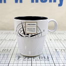 Купить Набор кружек Marine Business Lombok 67004 Ø83мм 90мм 320мл 6шт из белого/черного меламина 7ft.ru в интернет магазине Семь Футов