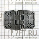 Купить Петля неразъемная Easterner C88011 80х50х15,5мм из чёрного пластика 7ft.ru в интернет магазине Семь Футов