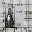 Купить Одношкивный вертлюжный блок на шариковых подшипниках Barton Marine 13130 10 мм 385 - 770 кг 7ft.ru в интернет магазине Семь Футов