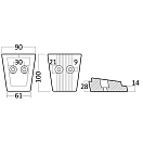 Купить Цинковый пластинчатый анод для моторов Volvo Penta SX/DPS 100мм, Osculati 43.554.02 7ft.ru в интернет магазине Семь Футов