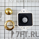 Купить Нажимной замок с классической кнопкой 47x34x20мм до 16мм из полированной латуни, Osculati 38.182.04 7ft.ru в интернет магазине Семь Футов
