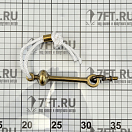 Купить Рында судовая с качающейся подвеской и языком Ø150мм из бронзы с зеркальной полировкой, Osculati 21.530.01 7ft.ru в интернет магазине Семь Футов
