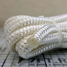 Купить Швартовочный конец с огоном Ø20см Mooring line белый 6м Ø10мм 1400кг двухпрядный из полиэфира, Osculati 06.444.30 7ft.ru в интернет магазине Семь Футов