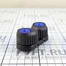 Купить Стопор кулачковый Ronstan C-Cleat Medium RF5410B трос Ø3-12мм 125/250кг на шарикоподшипниках чёрный-синий из композитного материала 7ft.ru в интернет магазине Семь Футов