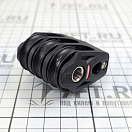 Купить Блок трехшкивный шарикоподшипниковый со скобой Ronstan Orbit Blocks™ серия 30 RF35302 Ø30мм 550/1100кг для троса Ø8мм из черного нейлона 7ft.ru в интернет магазине Семь Футов