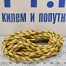 Купить Шкотовый трос двойного плетения с сигнальной прядью Monteisola Corde Genoa DFG14 1м Ø14мм из жёлтого/синего полиэстера 7ft.ru в интернет магазине Семь Футов
