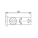 Купить Палец стопорный быстросъёмный Homer 000021 Ø5х21мм из нержавеющей стали 7ft.ru в интернет магазине Семь Футов