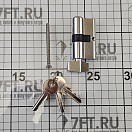 Купить Замок с ручками Contemporary, утопленным запорным элементом и блокировкой 140x68x12мм для дверей 16-38мм, Osculati 38.128.25 7ft.ru в интернет магазине Семь Футов