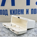 Купить Бардачок с замком и откидными подстаканниками 335x130x153мм из белого пластика, Osculati 20.021.50 7ft.ru в интернет магазине Семь Футов