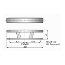 Купить Утка швартовная Vetus TAURUS07 3600кг болт Ø12,5x3 250х70мм основание 250х40мм из полированной нержавеющей стали AISI316 7ft.ru в интернет магазине Семь Футов