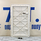 Купить Крышка рундука с замком Ceredi 6378_350x600 350х600мм из белого пластика 7ft.ru в интернет магазине Семь Футов