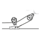 Купить Каретка стаксель-шкота Ronstan Серия 25 RC72537S 192мм 500/1000кг черный 7ft.ru в интернет магазине Семь Футов