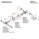 Купить Мембрана Johnson Pump 09-47181 нитрил для насосов серии Viking Power ремонтный комплект 7ft.ru в интернет магазине Семь Футов