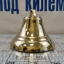 Купить Рында судовая с качающейся подвеской и языком Ø150мм из бронзы с зеркальной полировкой, Osculati 21.530.01 7ft.ru в интернет магазине Семь Футов