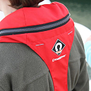 Купить Детский спасательный жилет CrewSaver CrewFit 150N Junior 9005RA красный с автоматическим пусковым механизмом и возможностью крепления страховки 7ft.ru в интернет магазине Семь Футов
