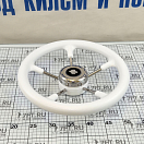 Купить Рулевое колесо Ultraflex V52W 40633U Ø320x73мм рукоятка из белого полиуретана со спицами из нержавеющей стали 7ft.ru в интернет магазине Семь Футов