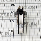 Купить Блок лонготакельный универсальный Ronstan RF41520 шкивы Ø40/24мм 400/1000кг для троса Ø8мм со стопором, вертлюгом и скобой 7ft.ru в интернет магазине Семь Футов
