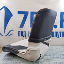 Купить Сиденье складное с подложкой Newstarmarine All Weather High Back Seat 75140WC 460x420x500мм пластмассовое с обивкой из бело-чёрного винила 7ft.ru в интернет магазине Семь Футов