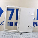 Купить Крышка рундука с замком Ceredi 6378_350x600 350х600мм из белого пластика 7ft.ru в интернет магазине Семь Футов