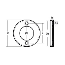 Купить Цинковый кольцевой анод Tecnoseal 00700 Ø100x12мм для двигателей Volvo Penta 50-100 7ft.ru в интернет магазине Семь Футов