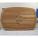 Купить Столешница тиковая Eude Marine Nautic Star TY642 930 x 580 мм полуэлипс 7ft.ru в интернет магазине Семь Футов