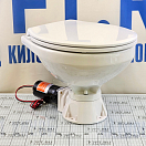 Купить Стандартный судовой унитаз с электрической прокачкой SEAFLO SFMTE1-01-R 12В 492x335x360мм чаша из белой керамики и сиденье из белого пластика 7ft.ru в интернет магазине Семь Футов