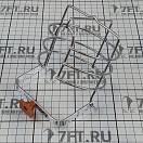 Купить Подстаканник с прорезью из хромированной стали Easterner C11672 75 мм 7ft.ru в интернет магазине Семь Футов