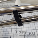 Купить Трап складной стандартный 630х260мм 3 ступеньки для крепления на кормовой части нержавеющая сталь AISI316, Osculati 49.572.03 7ft.ru в интернет магазине Семь Футов